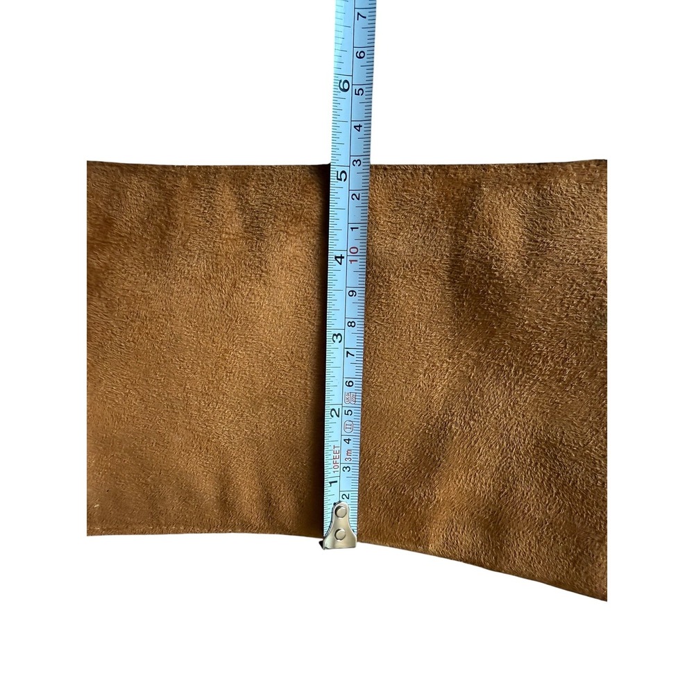 Atenti USA Made Tapestry Tote Bag Floral Animal Print Brown Tan Faux Suede Trim - Picture 15 of 16